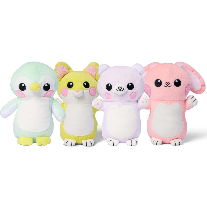 GlowBabies Glow-in-the-Dark Plush Toys with Magic Light Pen