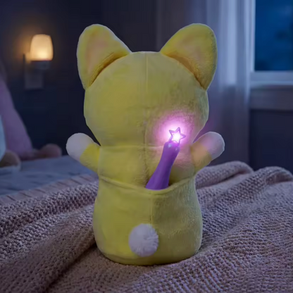 GlowBabies Glow-in-the-Dark Plush Toys with Magic Light Pen